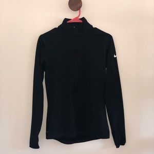 Nike Pro Dri-Fit Long Sleeve Zip-up Workout Top